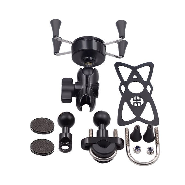 ⁠Motorcycle Mobile Phone Bracket Modification Electric Bike Bicycle Accessories Aluminum Alloy Base Bracket